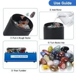 Dual Drum Rock Tumbler Polisher Kit 6LB