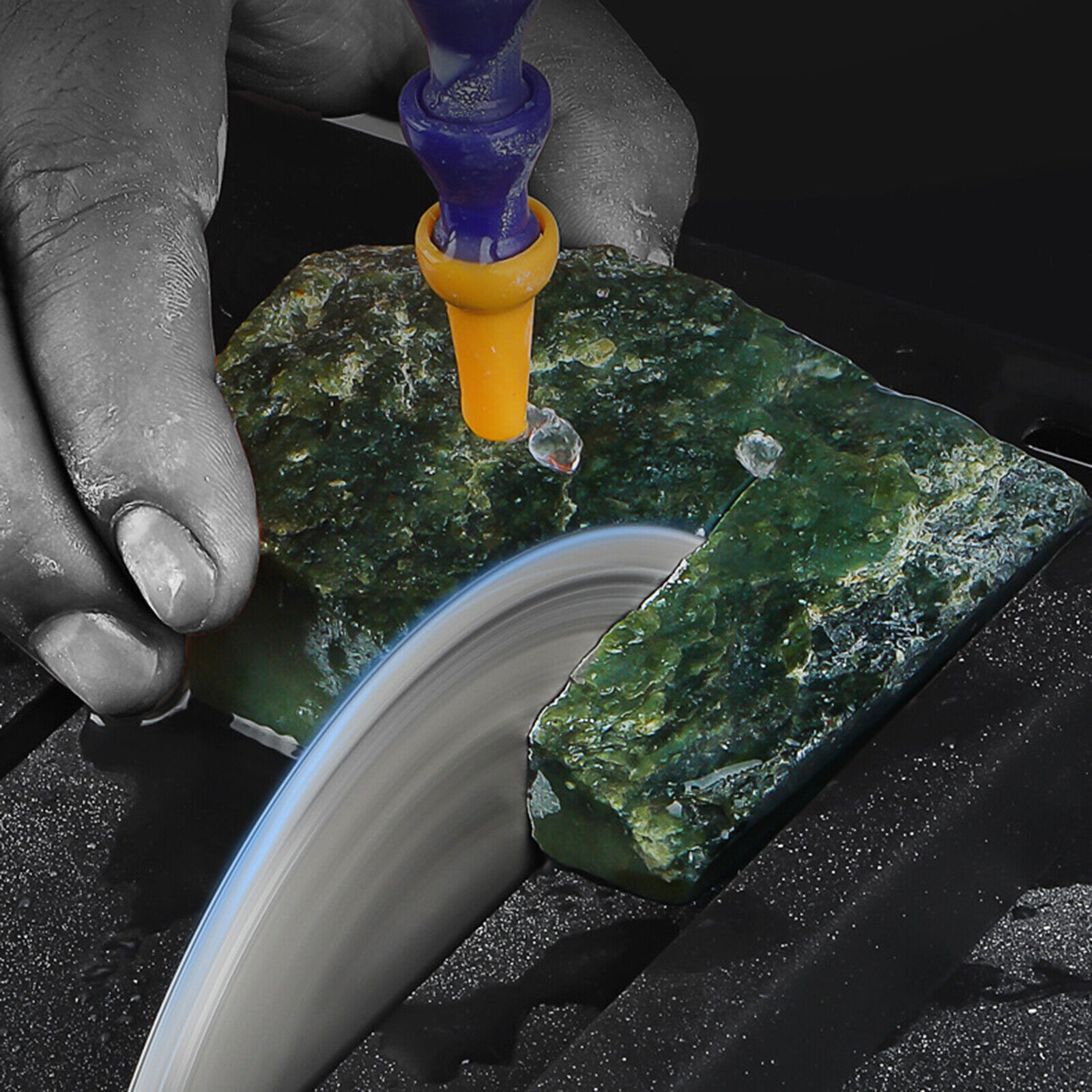 Gemstone Rock Grinder Table Polisher Milling Machine