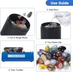 6LB Double Drum Rock Tumbler and Polisher