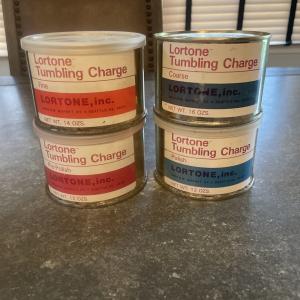 Lortone Rotary Rock Tumbler Charge Cans - 4 Pack
