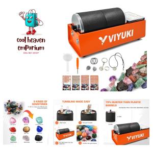 Double Drum Rock Tumbler Kit - 6LB Polisher