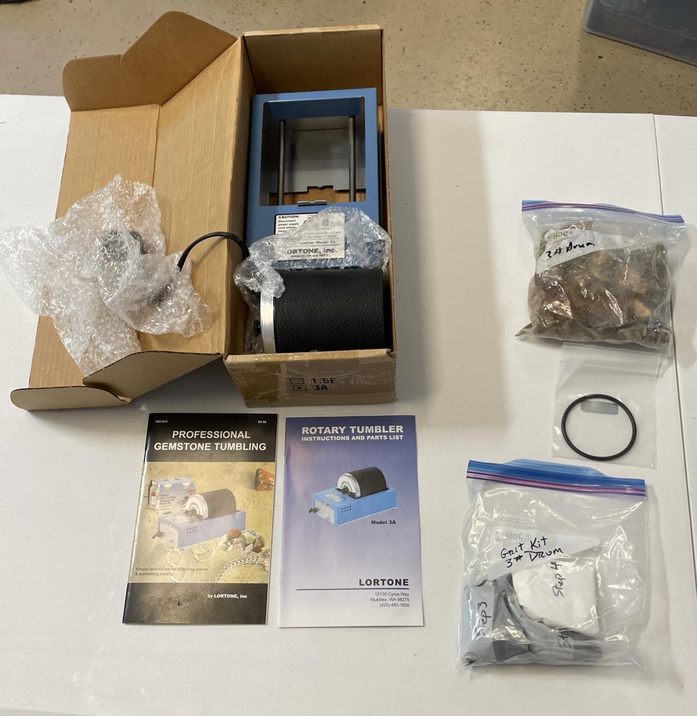 Lortone Model 3A Single Barrel Rock Tumbler