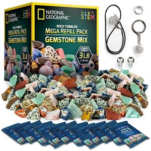 National Geographic Rock Tumbler Refill Kit with Gemstones