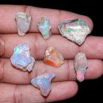 Ethiopian Opal Rough Gemstones for Jewelry Making