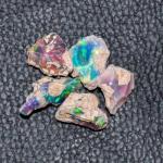 Ethiopian Opal Rough Gemstones for Jewelry Making