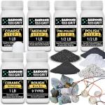 6-in-1 Rock Tumbler Complete Grit Set