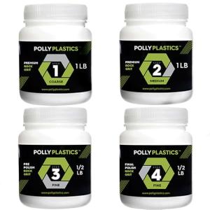 Polly Plastics Rock Tumbler Grit & Polish Kit