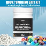 Ceramic Media for Rock Tumbling - 2.5 LB