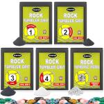 Rock Tumbler Grit and Ceramic Media Set