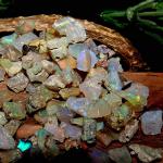 Ethiopian Opal Rough Gemstones for Tumbling & Jewelry
