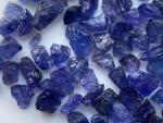 Natural Rough Tanzanite Crystals for Tumbling & Jewelry
