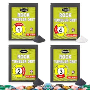 EyaeyaO Rock Tumbler Grit and Polish Kit