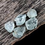 Raw Aquamarine Rough Gemstones for Tumbling & Jewelry