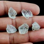 Raw Aquamarine Rough Gemstones for Tumbling & Jewelry