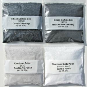 Rock Tumbling Grit Kit for Rotary Polishers