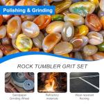 EyaeyaO Rock Tumbler Grit and Polish Kit