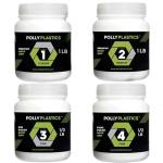 4-Step Tumbling and Polishing Supplies for Gems