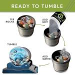 4-Step Tumbling and Polishing Supplies for Gems