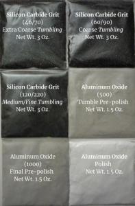 6-Pack Rock Tumbling Grit Kit for All Stones