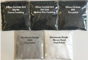 Rock Tumbling Grit Kit for Soft Stones