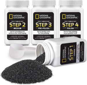 Rock Tumbler Grit and Polish Refill Kit