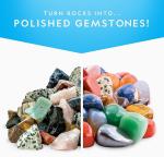 5 lb Rock Tumbler Refill Kit with Rough Gems