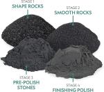 4-Step Rock Tumbling Grit and Polish Set