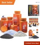 Rock Polishing Grit Set for Tumblers - 3.5 lbs
