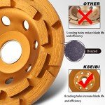 KSEIBI 9" Diamond Grinding Wheel for Angle Grinders