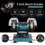 Mini Bench Grinder with Variable Speed for Polishing