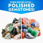 Blue Marble Rock Tumbler Supplies Kit with Grit