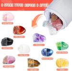 Double Drum 6LB Lapidary Polisher with Media Kit