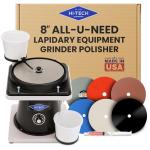 8" Hi-Tech Diamond Lapidary Rock Polisher & Grinder