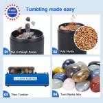 Leegol Electric Rock Tumbler Double Drum 6LB