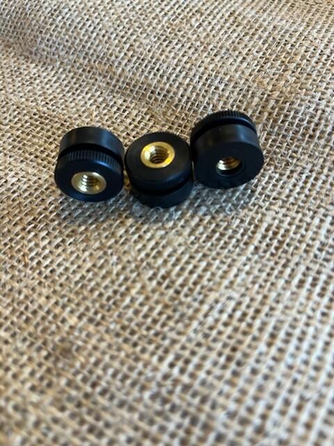 Lortone Knurled Nuts - Fits Most Barrels (3 Pack)
