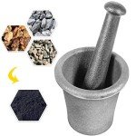Large Steel Mortar and Pestle Set