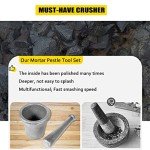 Large Steel Mortar and Pestle Set