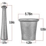 Large Steel Mortar and Pestle Set