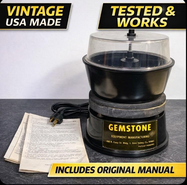 Vibratory Rock Tumbler for Gem Polishing