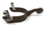 AJ Tack Antique Brown Rock Grinder Show Spurs
