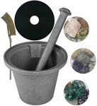 Durable Iron Rock Grinder and Pestle Set