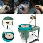 Gemstone Flat Grinder & Polisher with Faceting Tool