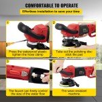 VEVOR 4-5" Wet Polisher Grinder for Concrete Marble