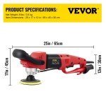 VEVOR 4-5" Wet Polisher Grinder for Concrete Marble