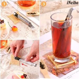iNeibo Green Tea Stick Infuser - Premium Stainless Steel