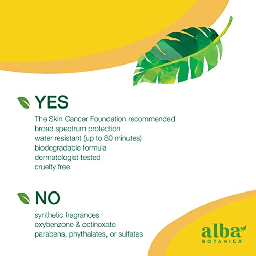 Alba Botanica Hawaiian Green Tea Sunscreen SPF45