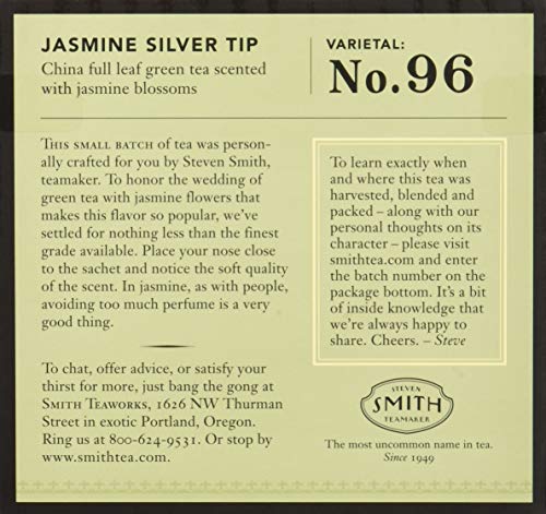 Smith Jasmine Silver Tip Green Tea (6x15 Bag)