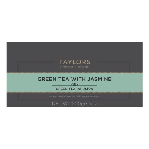 Taylors of Harrogate Jasmine Green Tea: 100 Tea Bags