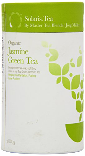Solaris Tea Organic Jasmine Green Loose Leaf Tea 100g