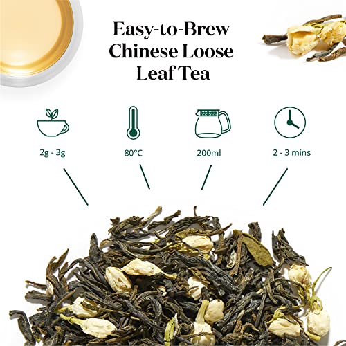 Jasmine Blossom Green Tea - Fragrant & Delicious
